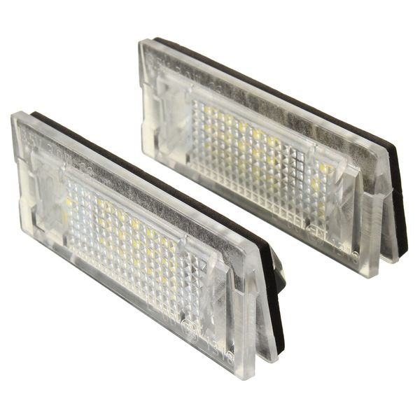 

2x white led number license plate lights lamp fit for bmw e39 touring 5door