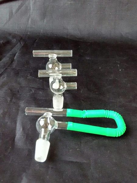 Accessori per bong con interfaccia filtro trasparente smerigliato, pipa per acqua in vetro Pipa per fumo Percolatore Bong in vetro Bruciatore a nafta Pipa per acqua Olio