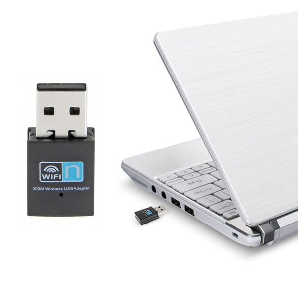 

Mini 300M USB WiFi адаптер Беспроводной Wi-Fi сетевой адаптер 802.11 н / г / б Wi-Fi LAN-адаптер RTL8192 r
