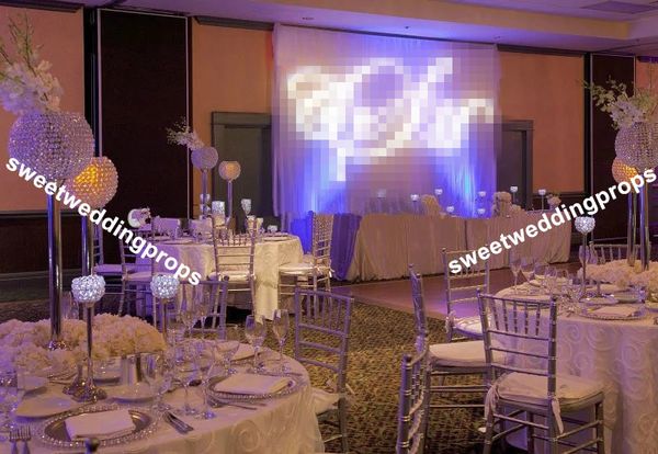 Trumpet Clear Glass Vase Wedding Table Centerpiece For White