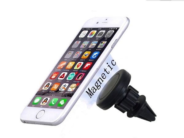 Black Universal 360 Degree Rotation Magnetic Phone Car Mount Holder,Black