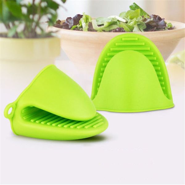 

silicone heat resistant glove cooking baking bbq oven pot holder mitt kitchen tools