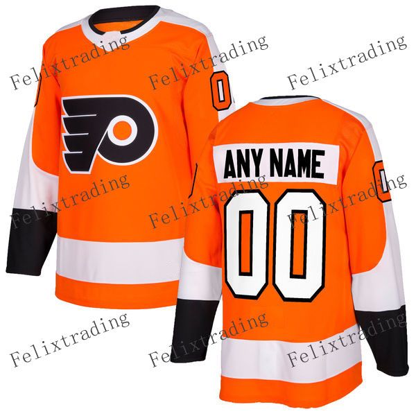 

2017-2018 Season Custom Shayne Gostisbehere Ivan Provorov Radko Gudas Robert Hagg Mark Alt Samuel Morin Philadelphia Flyers Jersey