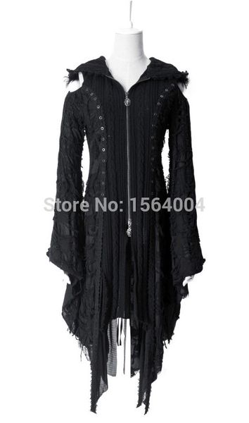 

wholesale-2016 punk kera knit sweater jacket coat visual kei gothic decaent harajuku cardigan s  l xl xxl 3xl, White;black
