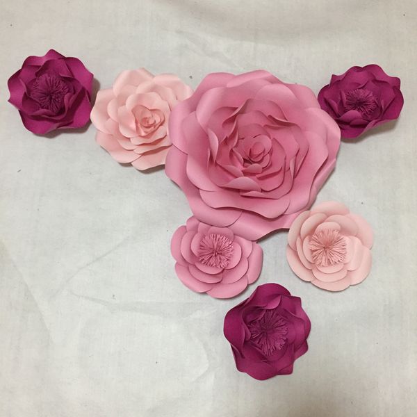 2019 pink giant paper flowers for girls party wedding decor or photo booth backdrop or wedding backdrops from giantpaperflowers 59 3 dhgate com paper flower photo booth