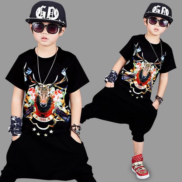 2020 High Qulity Kids Boys Clothing Suit Short Sleeves T Shirt