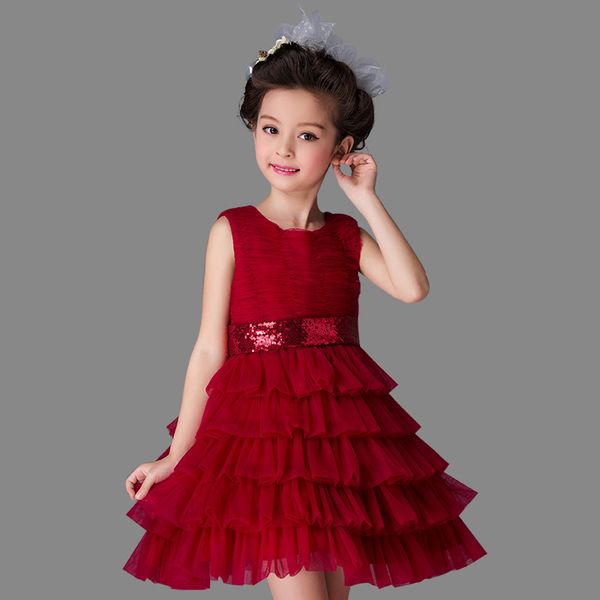 

brand new flower girl dresses for wedding fashion little girls kids/child dress 2017 princess layered party pageant first communion dress, White;blue