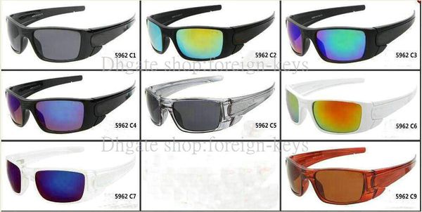 

luxury white frame blue lens sport sunglasses men's outdoor crankshaft sunglass 10 color can choose, White;black