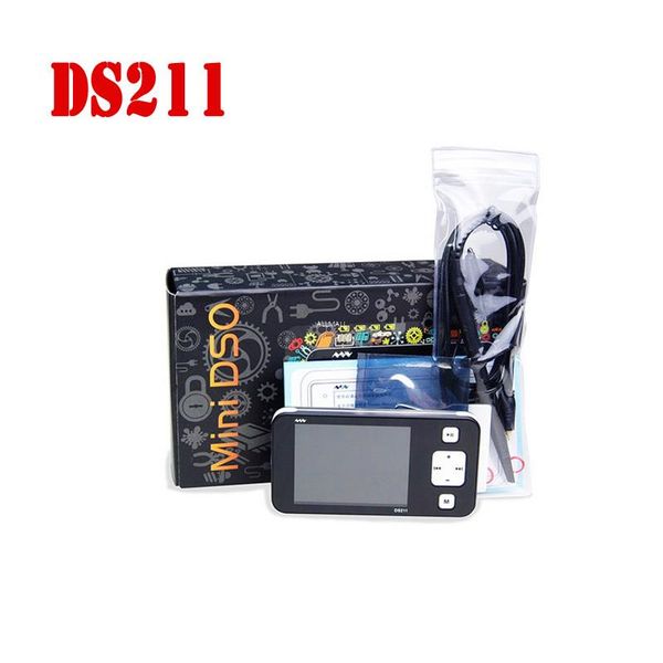 Freeshipping DDDSO DS211 portátil osciloscópio digital USB 200KMhz ARM Nano de 2.8