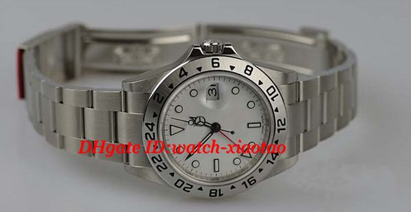 

Luxury Watches With Box 2 II White Dial Stainless Steel 16570 Holes - WATCH CHEST 40MM Mechanical Fashion Brand Men's Wristwatch