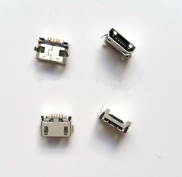 Frete grátis 100 pcs micro usb conector jack de alimentação para lenovo a656 a788t a388t a370 s390 s930 a3000-h tomada de carga porta