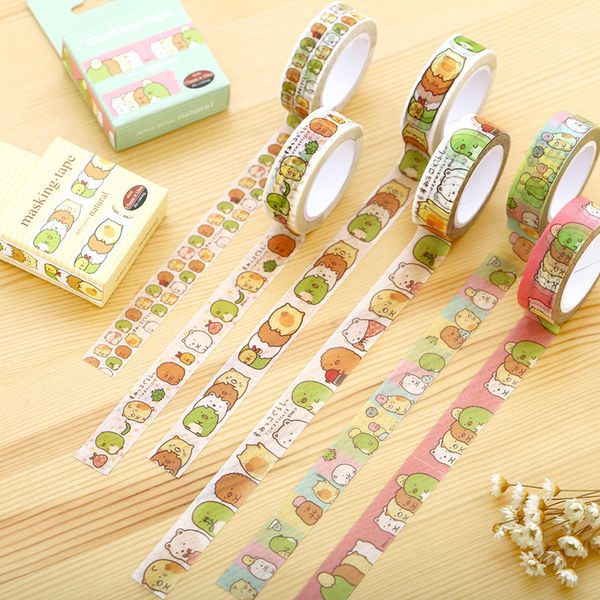 

wholesale- 2016 1.5cm*10m sumikko gurashi washi tape diy decoration scrapbooking planner masking tape adhesive tape kawaii stationery