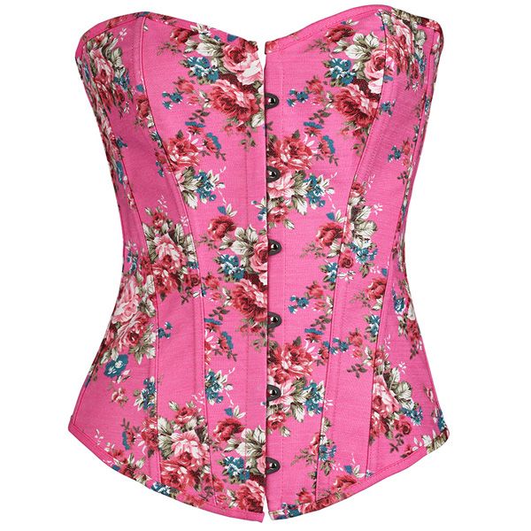 

fast shipping floral girl casual clothing colorful corset waist training to wear out corsets for petite women 0850, Black;white