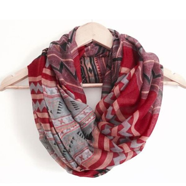 

wholesale- new fashion aztec printed long tribal women scarfs geometric scarves shawls item hot, Blue;gray