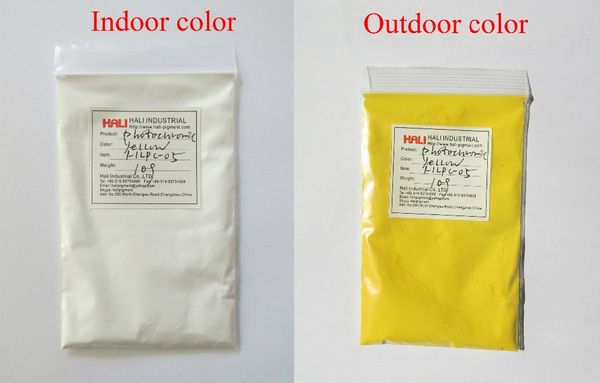 

wholesale- pchromic pigment,item:hlpc-05,color:yellow,1lot=10gram, Silver;gold