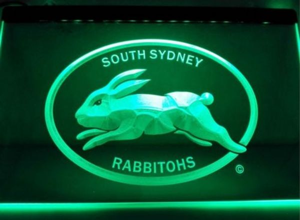 

South ydney rabbitoh beer bar pub club 3d ign led neon light ign