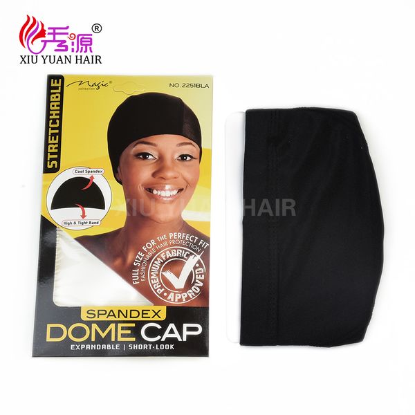 Spandex Dome Cap With Very Good Elasticity For Caps Black Weave