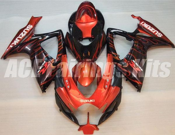 

gifts+seat cowl new bike fairing kits for suzuki gsxr 600 750 k6 06 07 gsxr-600 gsxr750 gsxr600 gsxr-750 2006 2007 good orange black