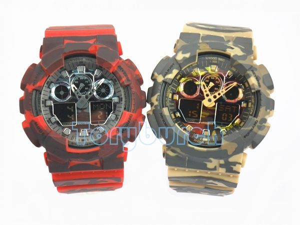 

Top quality AAA no box relogio G*100 Camouflage men's watches, Luxury brand men chronograph wristwatch, military watch dropshipping