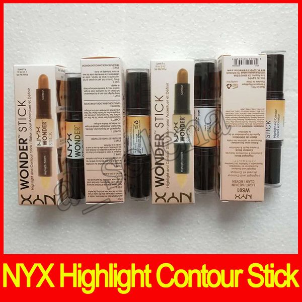 

Горячая Никс чудо палку основные моменты и контуры тени палку свет средней глубины универсальный 4colors лицо Фонд макияж маскирующее перо