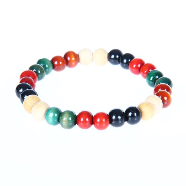 Neupreis Tibetische Frauen Religion Schmuck Kostenloser Versand 50 teile/los 8mm Sandelholz Buddhistischen Gebet Mala Perlen Armbänder