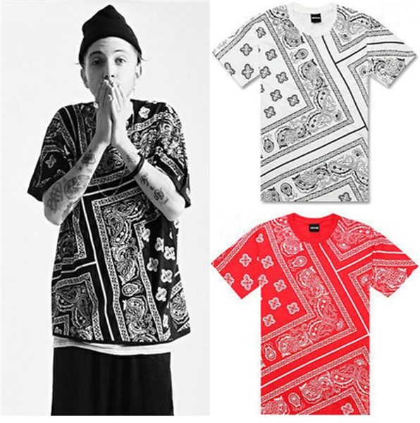 

Wholesale-New fashion Summer Short Sleeve men T-Shirt Print T-Shirt Men's West Coast Tide Style Couple T-Shirt BA008