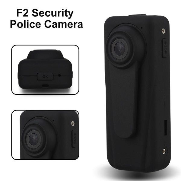 

Full hd 1080p night vi ion mini dv 140Â° wide angle ecurity police camera video recorder body camera loop recording black
