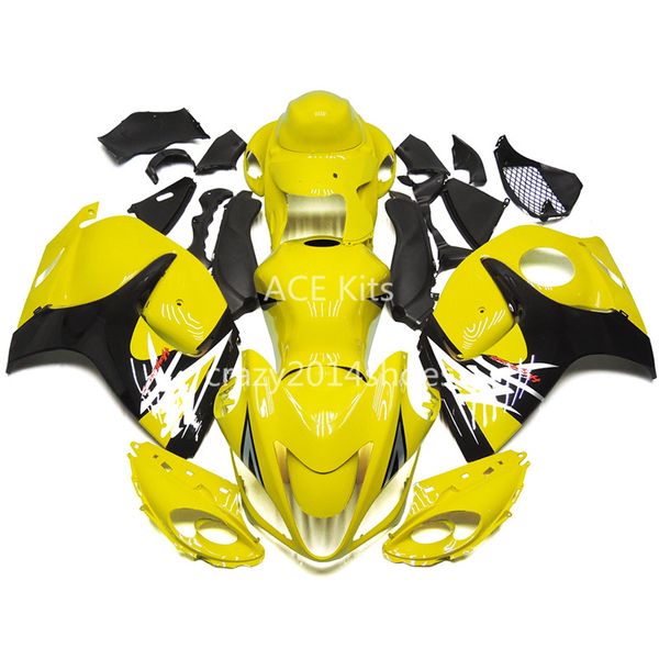 

5 gifts new abs motorcycle fairing kits 100% fit for suzuki gsxr1300 hayabusa 2008-2014 good nice yellow and black article no.328