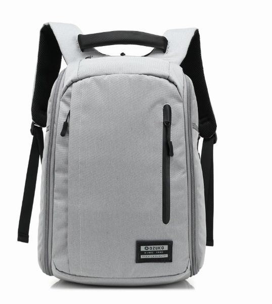

the new oxford cloth double shoulder bag male creative style computer backpack usb charging casual security backpack 8869