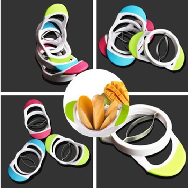 

stainless steel cut fruit device mango slicer corers cutter pitter fruit mango pitter ic560
