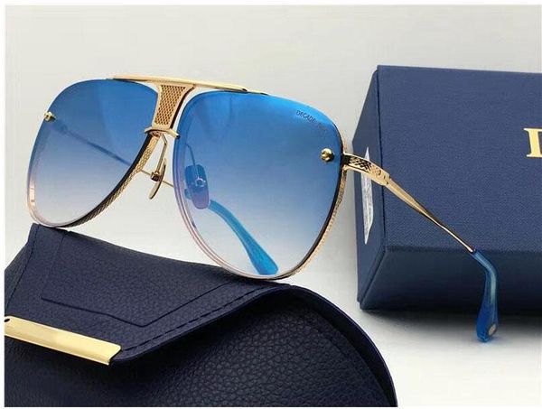 

decade two limited edition luxury pilots fine metal new designers classic fashion lady brand sunglasses original packaging uv400, White;black