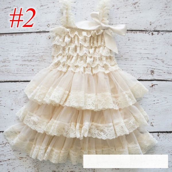 

INS новорожденных девочек Петти платье слоновой кости принцесса платье девушки кр