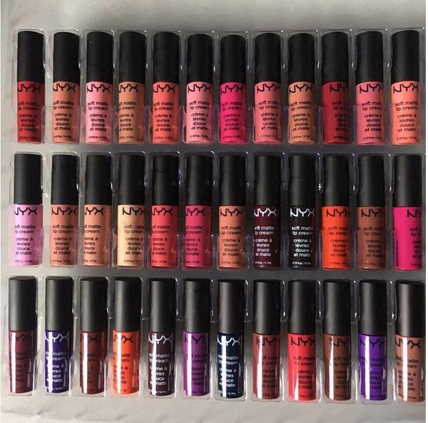 

dropshipping nyx soft matte lip cream nyx 36pcs set lipstick lip gloss matte no fading lingerie vault 30pc lipgloss