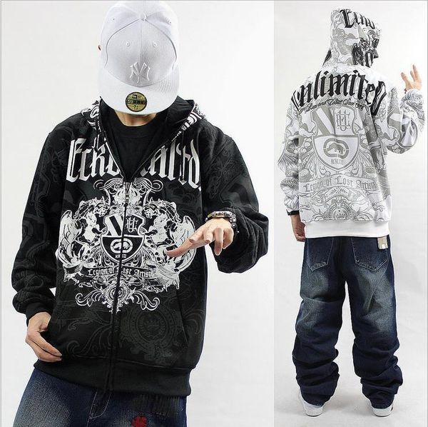 

Новая мода досуг улица хип-хоп мужская хип-хоп мужской носорог кардиган свитер пр