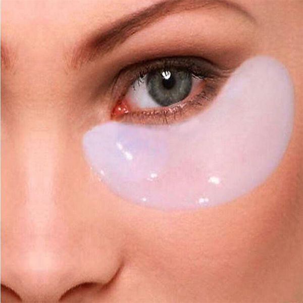 

wholesale-eye mask anti- dark circle gel collagen under eye patches pad mask bag crystal collagen 20 pcs=10 pair/lot