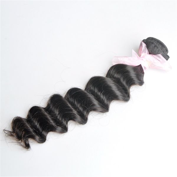 

Malaysian Virgin Human Hair Loose Deep Wave Unprocessed Remy Hair Weaves Double Wefts 100g/Bundle 1bundle/lot Can be Dyed Bleached