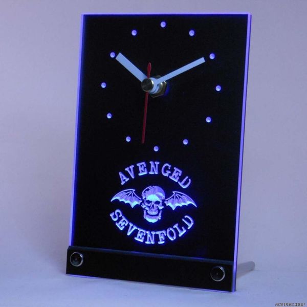 

wholesale-tnc0155 avenged sevenfold band bar table desk 3d led clock
