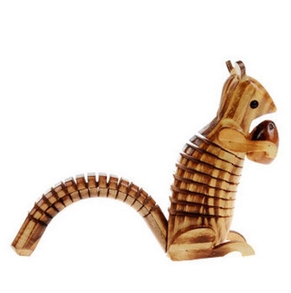 

children's swing wooden simulation model toy animal squirrel gift ing