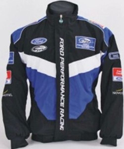

wholesale- 2 styles f1 moto gp zipper jacket ford f1 coat nascar team moto gp, Black;brown