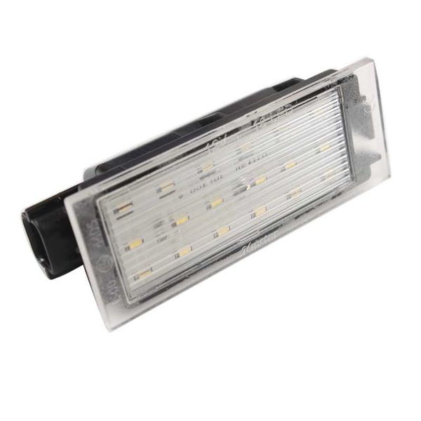 

car for renault 2pcs error 18smd led license plate lamp 12v