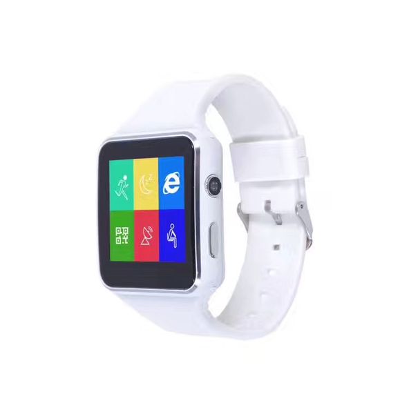 

ios samsung smart slot tf x6 with watch bracelet for sim with card camera bleutooth iphone android phone smartwatch sotdl, Slivery;brown