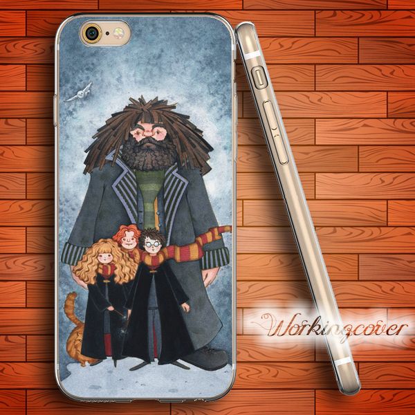 

coque cartoon harry potter soft clear tpu case for iphone 6 6s 7 plus 5s se 5 5c 4s 4 case silicone cover