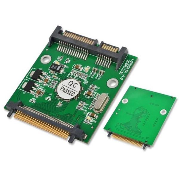 

50-контактный 1.8 микро IDE CF на SATA 22-контактный адаптер Compact Flash Type I / II 50-контактный 2,5-дюймовый 7 + 15-контактный SATA SSD HDD конвертер