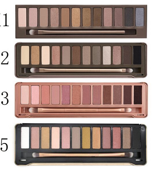 

dhl new makeup nude #1.2.3.5 12 color heat /cherry eyeshadow palette