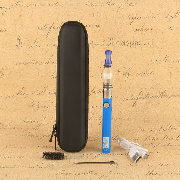 UGO V Micro 5pin USB Passthrough Vape Pens E Cigs Starter Kit für Pyrex Glass Globe Dome Wax Dab Vaporizer E Cigs Zigarette
