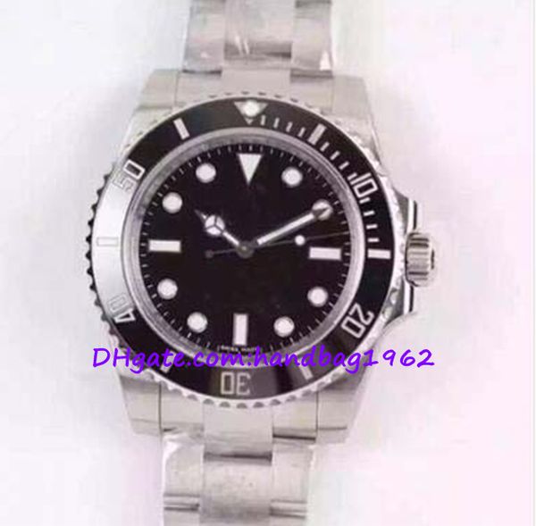 

luxury 2813 movement watch automatic stainless steel men watch 114060-97210 black dail sapphire with original box papers, Slivery;brown