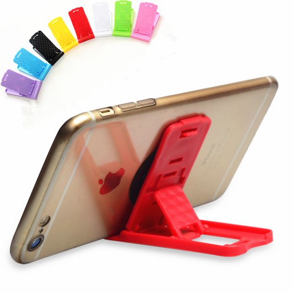 

universal mini mobile cell phone holder stand folding adjustable foldable support tablet smartphone card mount for iphone 6s plus samsung