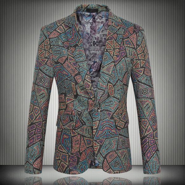 

wholesale- 2016 spring new men blazer design woolen slim mens blazer suits casual slim jacket erno masculino plus size 5xl chaquetas hombre, White;black