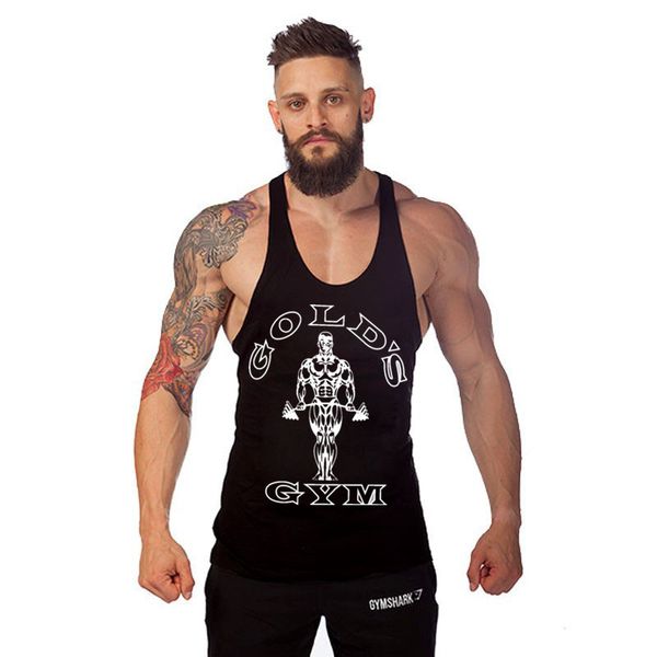 

fashion very light mens sport golds gym bodybuilding custom stringer tank top, White;black