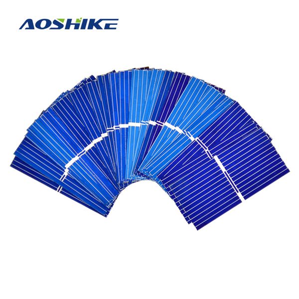 

aoshike 100pcs mnin 39*19mm solar panel for diy solar cell diy cell phone charging